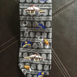 Blue Lives Matter Support Police Tie EUC